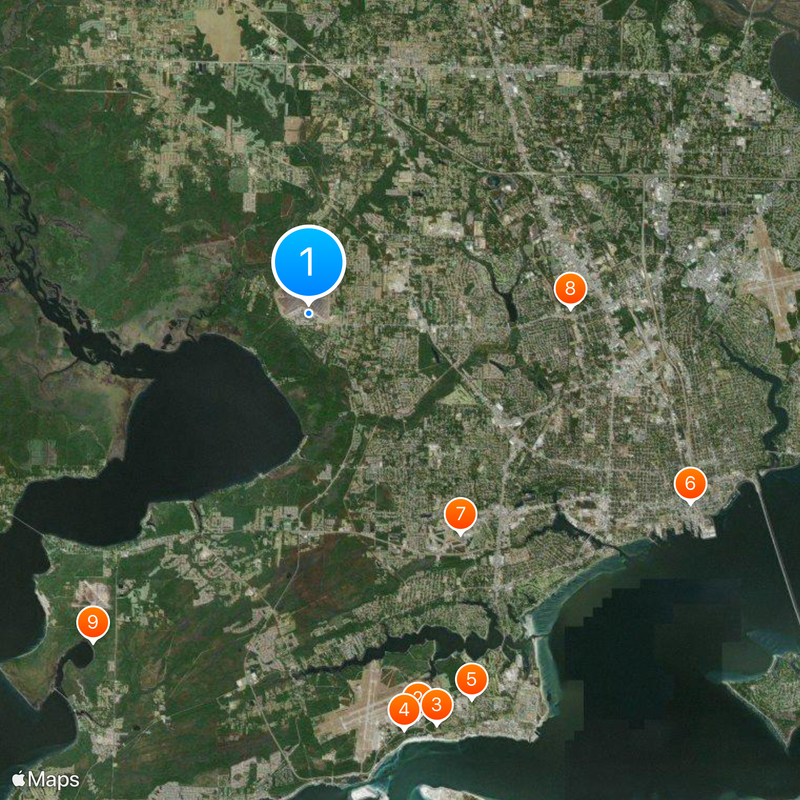 Federal Prison Camp, Pensacola Map