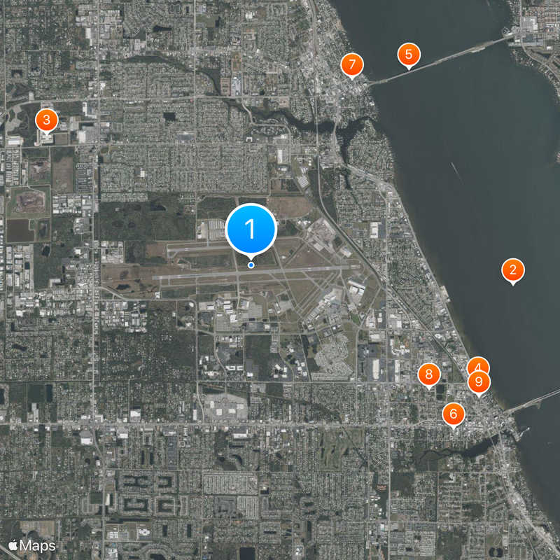 Melbourne International Airport Map
