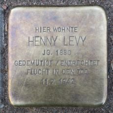 Stolperstein dedicated to Henny Levy
