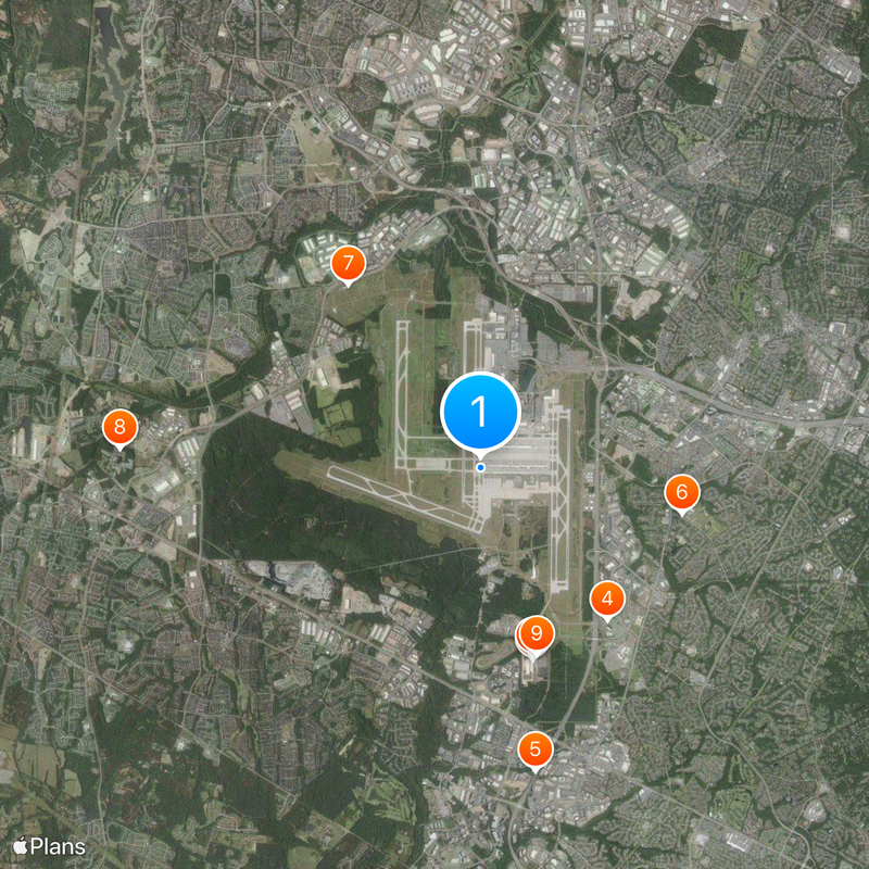 Washington Dulles International Airport Map