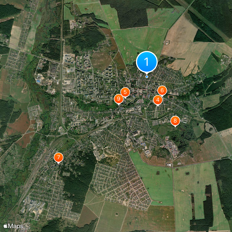 Vawkavysk Map