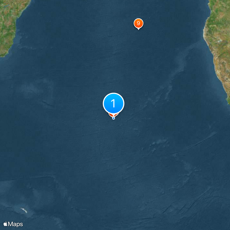 Nightingale Island Map