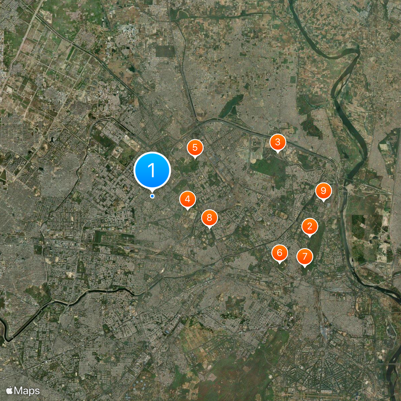 Pitam Pura Map