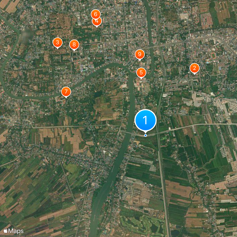 Japanese village Map