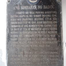 The Church of Badoc historical marker