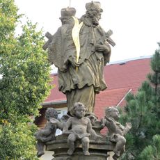 Double statue of John of Nepomuk in Malé Březno