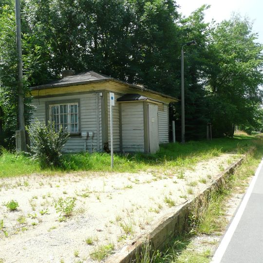 Wartehäuschen des Haltepunkts Obercunewalde