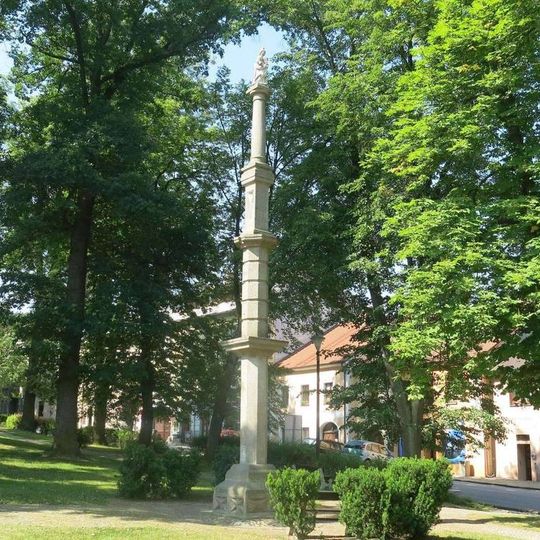 Saint Barbara pillory in Vyšší Brod