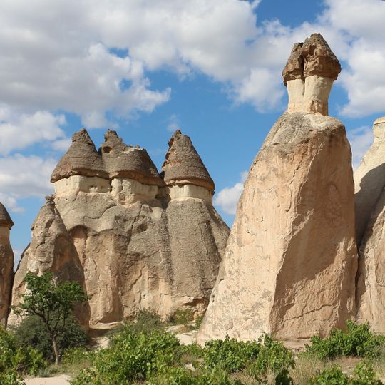 Fairy chimneys in Cappadoce