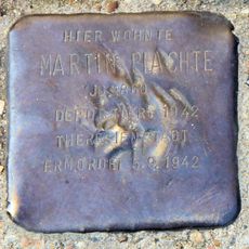 Stolperstein en memoria de Martin Plachte