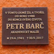 Plaque to Petr Barč