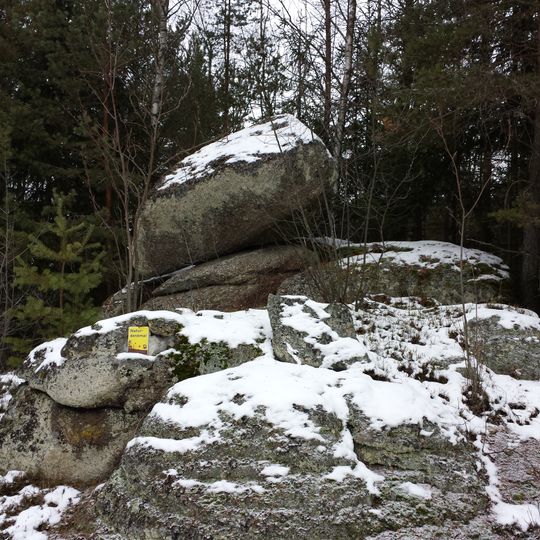 Balancing rock near Pretrobruck