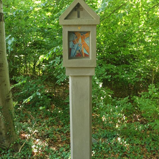 Křížová cesta na Mařském vrchu, zastavení číslo V