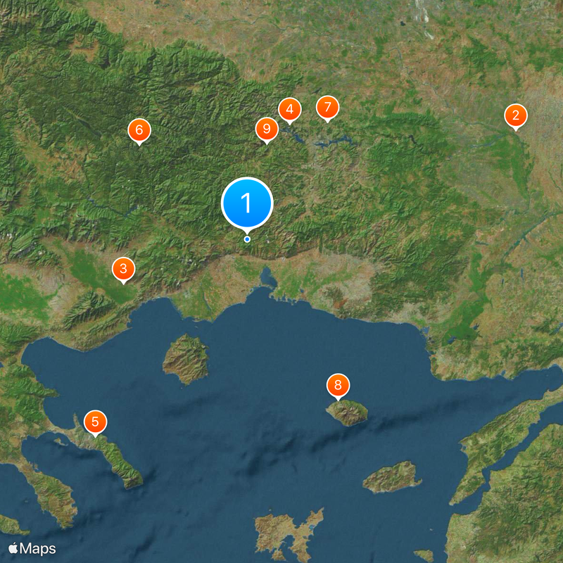 Eastern Macedonia and Thrace Map