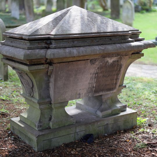 Tomb of Cecil Talbot in the churchyard of St Nicholas