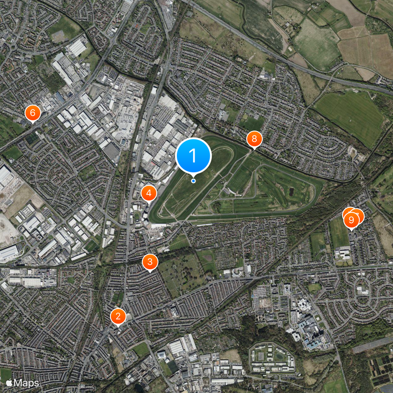 Aintree Racecourse Mappa