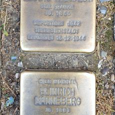 Stolperstein dedicated to Heinrich Manneberg