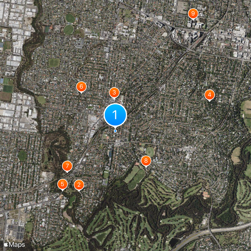 Ivanhoe Map