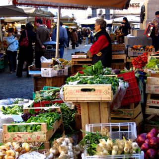 Campo de' Fiori street market
