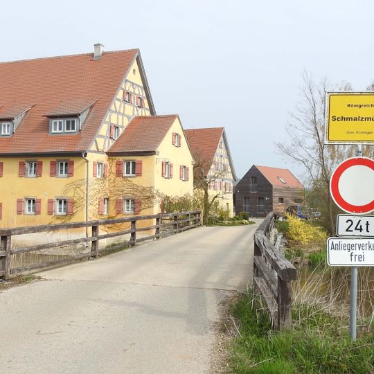 Schmalzmühle, main house with mill and small extension