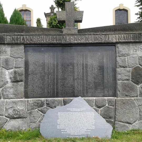 Kriegerdenkmal für die Gefallenen des Ersten Weltkrieges August-Matthes-Weg