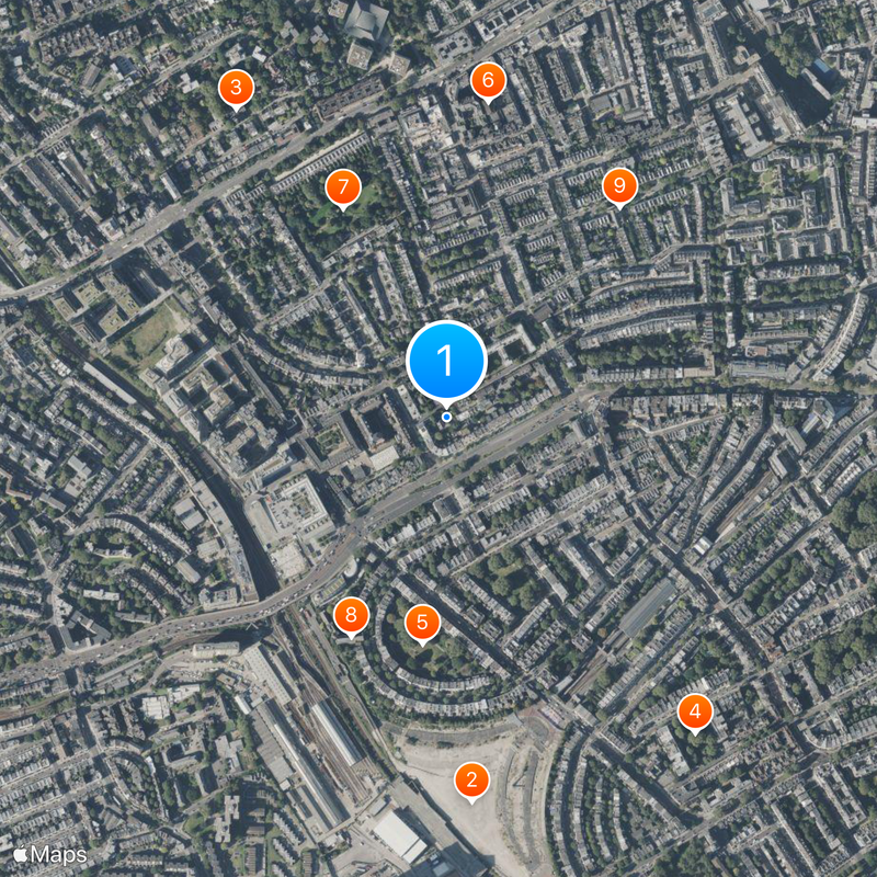 Garden Lodge, Kensington Carte