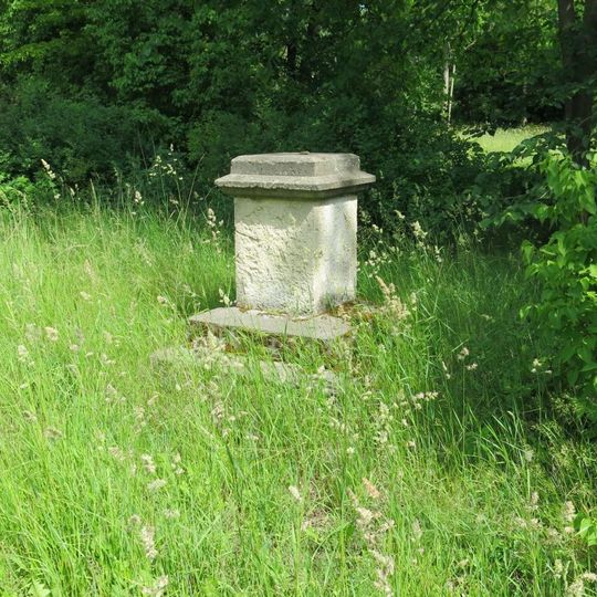 Kříž v Příbrami u rozcestí na Rychnov