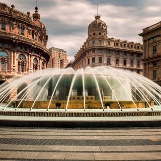 Fountain in Piazza De Ferrari