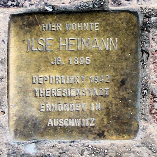 Stolperstein dedicated to Ilse Heimann