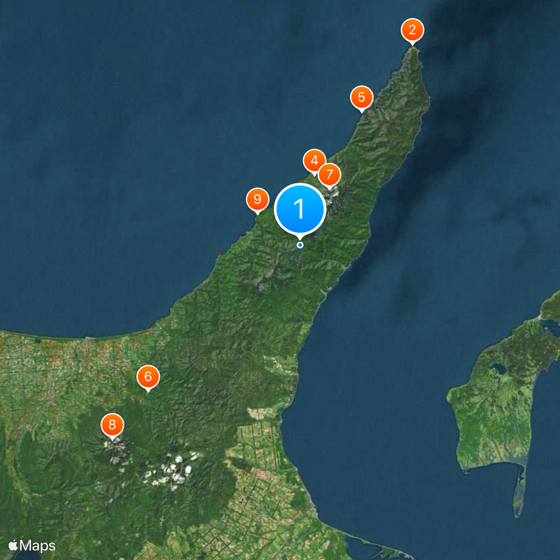 Shiretoko-Halbinsel Karte