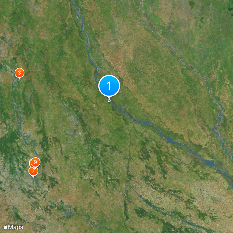 Narora Atomic Power Station Map