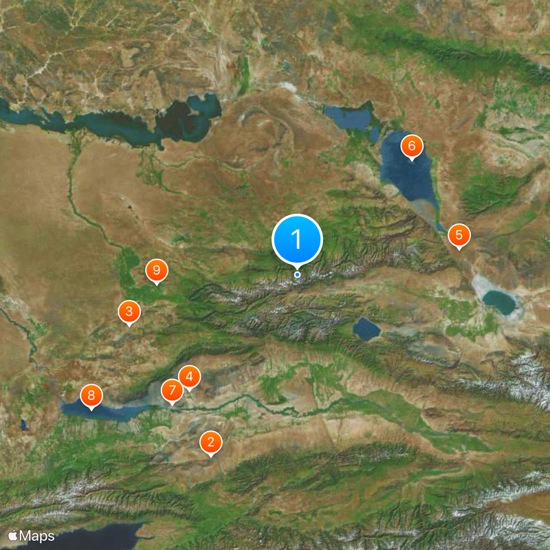 Dzungarian Alatau Map