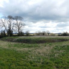 Moated site of Lea Hall, 80m east of Leahall Farm