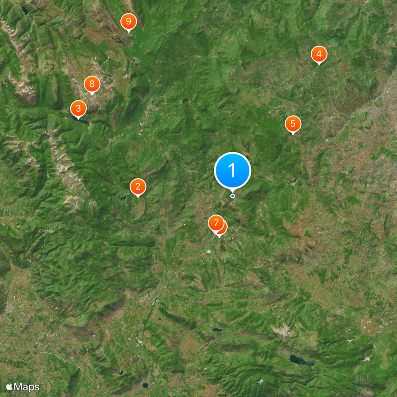 Provincia di Isernia Mappa