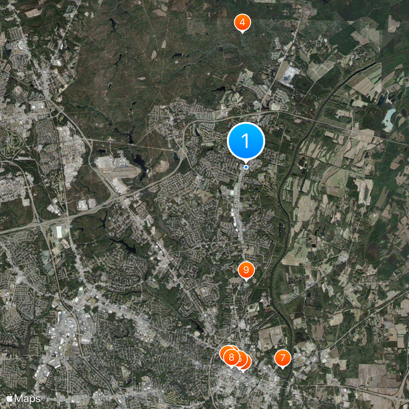 Methodist University Map