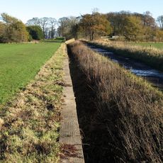 Ha Ha Wall With Angle Bastions And Statues Enclosing Seaton Delaval Hall And Church Of Our Lady