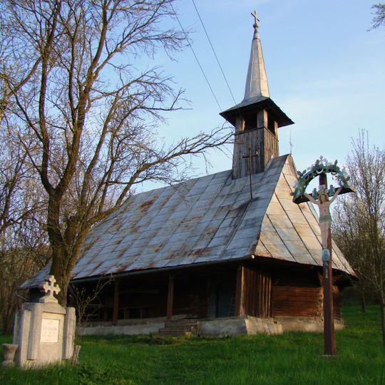 Wooden church in Lacu