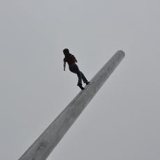 Woman Walking to the Sky