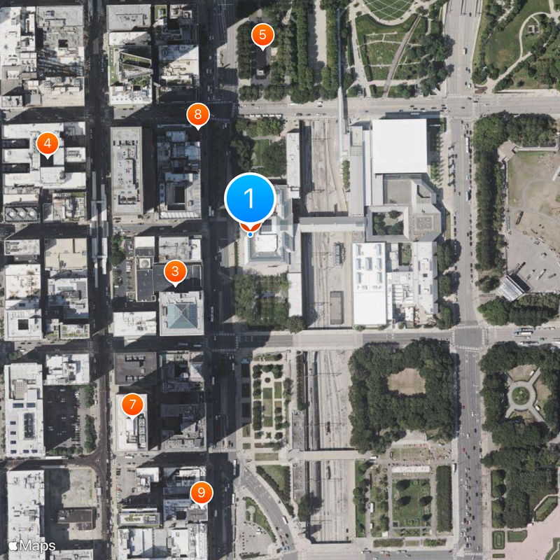 School of the Art Institute of Chicago Map
