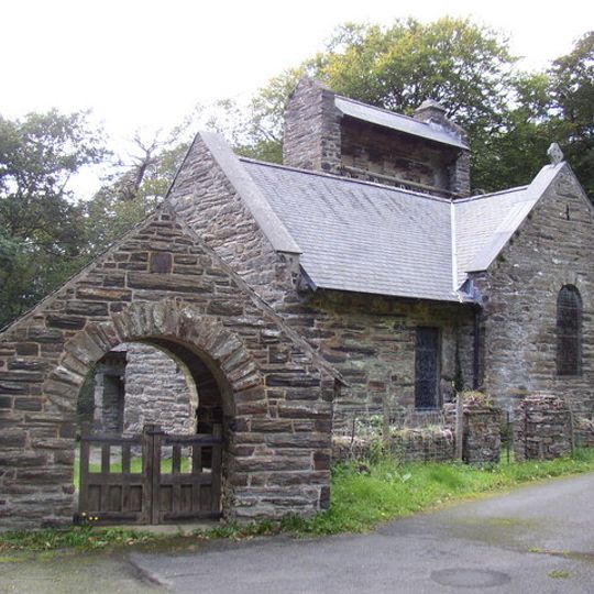 Lychgate at St. Philip's Church, A496 Caerdeon