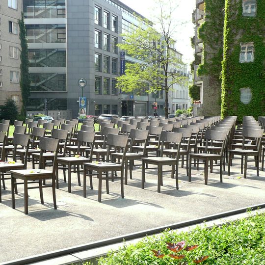 Memorial for the Moorish Revival Leipzig Synagogue in Leipzig