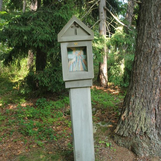Křížová cesta na Mařském vrchu, zastavení číslo VI