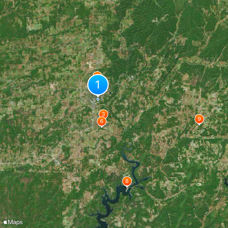 Cherokee Nation Map