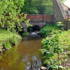 Vtok Teplé do klášterního parku v Teplé