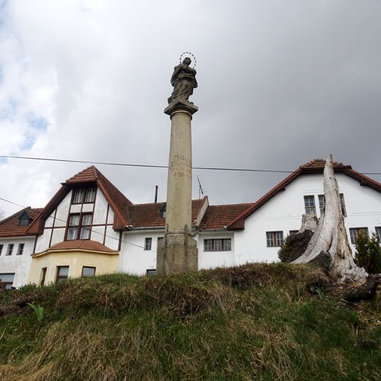 Maria column in Záborná