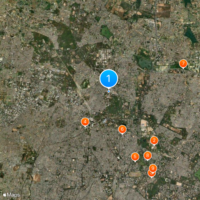 M. S. Ramaiah Institute of Technology Map