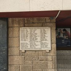 Commemorative plaque