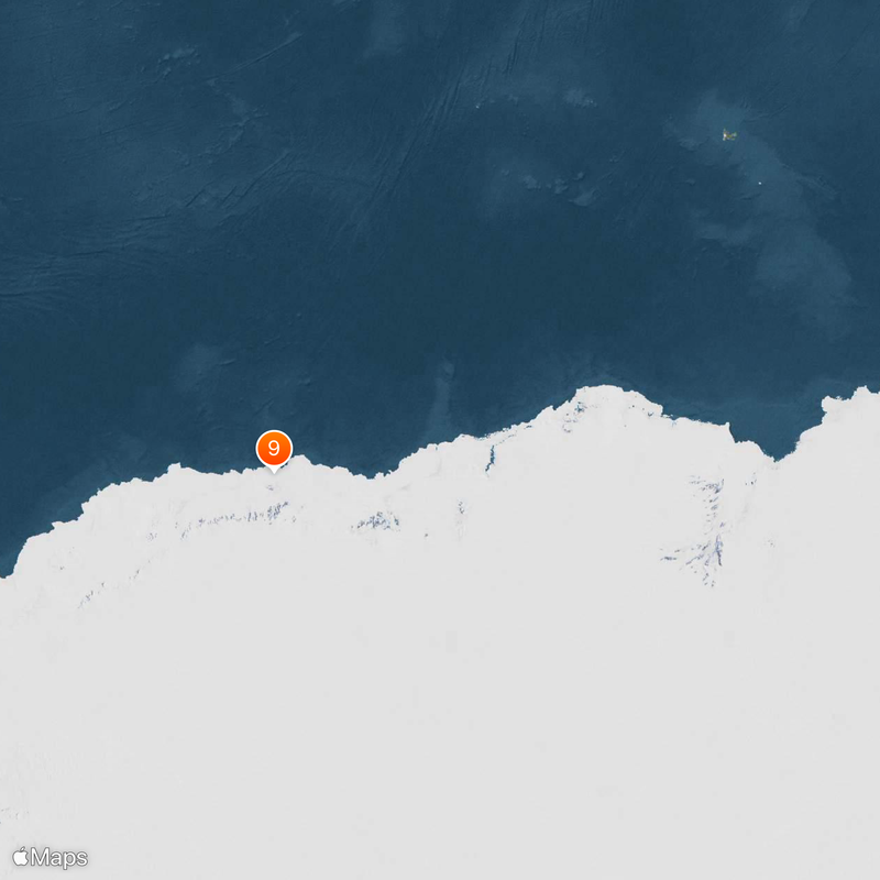 British Antarctic Territory Map