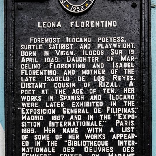 Leona Florentino historical marker