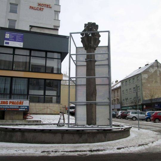 Palcát ve Vančurově ulici v Táboře